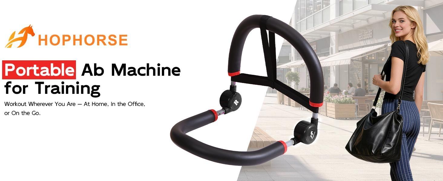 HOPHORSE Foldable Core Training Machine, Adjustable Resistance Abdominal Workout Gear, Portable Home Gym Fitness Equipment for Beginner Daily Strength Training, Sit-Up & Crunch Support Tool Sit Up Bar HOPHORSE Foldable Core Training Machine, Adjustable Resistance Abdominal Workout Gear, Portable Home Gym Fitness Equipment for Beginner Daily Strength Training, Sit-Up & Crunch Support Tool Sit Up Bar