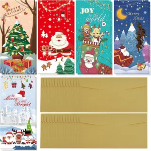 Christmas  Holder for  with Envelopes - 30-Pack of Christmas Cards with Envelopes for  Gifts for Xmas,  Year, and Holiday Decorations