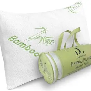 Bamboo Memory Foam Pillow - Soft and Supportive for a Restful Night's Sleep