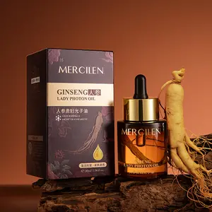 Mercilen Ginseng Photon Oil, Essential Serum, Face Glow Serum, Complexion Serum, Deep Moisturizing & Anti-Wrinkle, Smooths Skin Texture, Daily Facial Care for All Skin Types