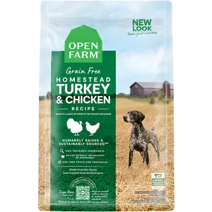 Open Farm Homestead Turkey & Chicken Grain-Free Dry Dog Food
