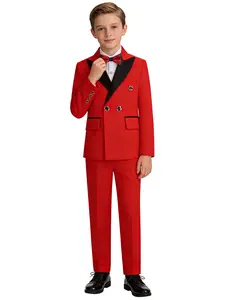Men's Suit Set with Adjustable Waistband, Fashionable Young Men Style, Suitable for Formal Wear, Special Occasions and Daily Wear, No Shirt Included--8813 Outfit
