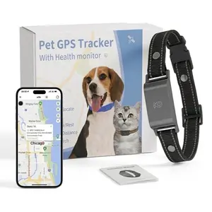 KOATLIFE GPS Dog Collar - Wireless Pet Safety Smart Tracker SIM INCLUDED- Real-Time Unlimited Range Location Tracking - Waterproof IP67 Durable Design - Secure Geo-Fencing & Activity Monitor for All Dog Breeds