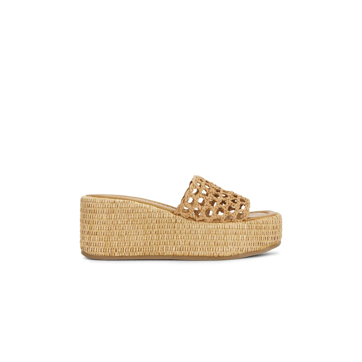 Steve Madden Brandy Sandal in Natural Raffia