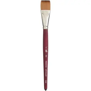 Velvetouch Wash Brush, Synthetic, Short Handle, Size 1 inch, 1 Count