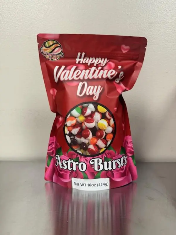 Happy Valentine's Day Astro Bursts 1 POUND Freeze Dried Skittle Happy Valentine's Day Astro Bursts 1 POUND Freeze Dried Skittle