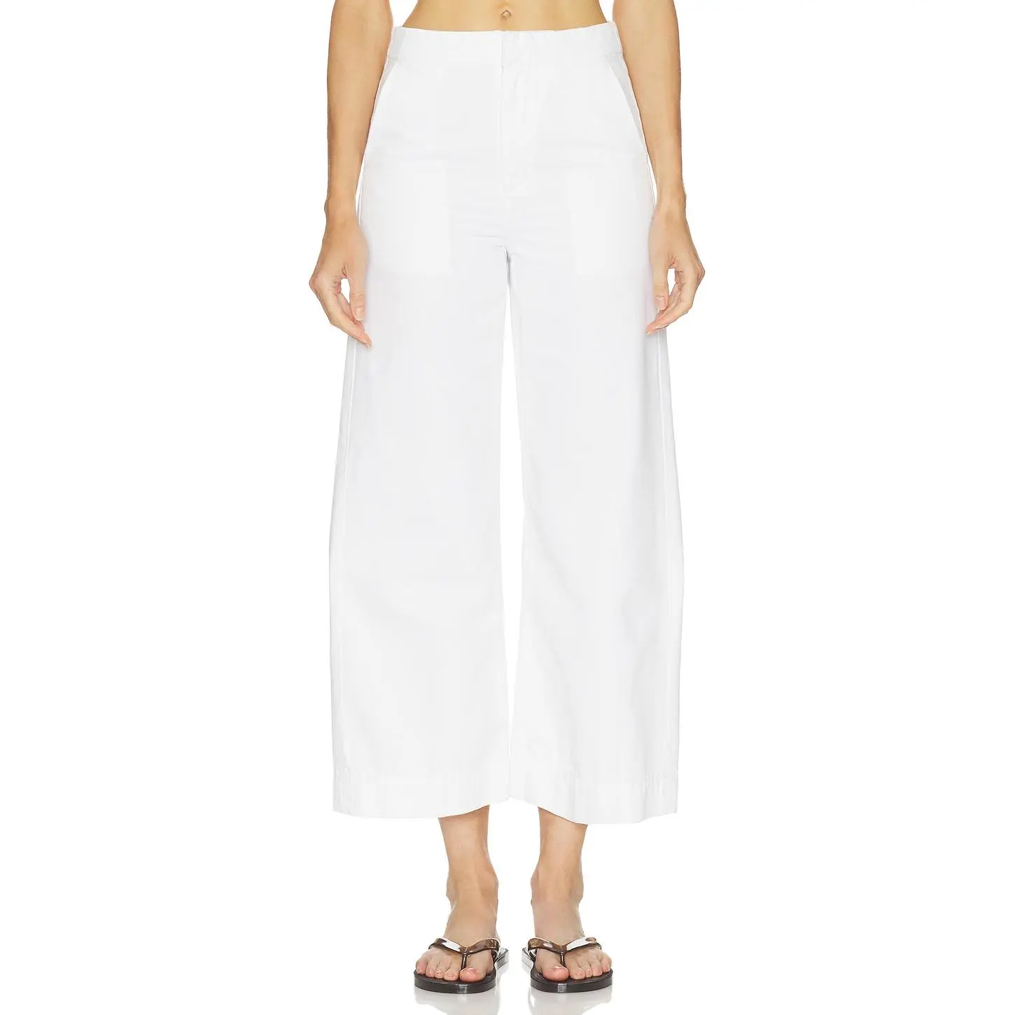 Joe's Jeans The Clean Denim Trouser Ankle Jeans in White