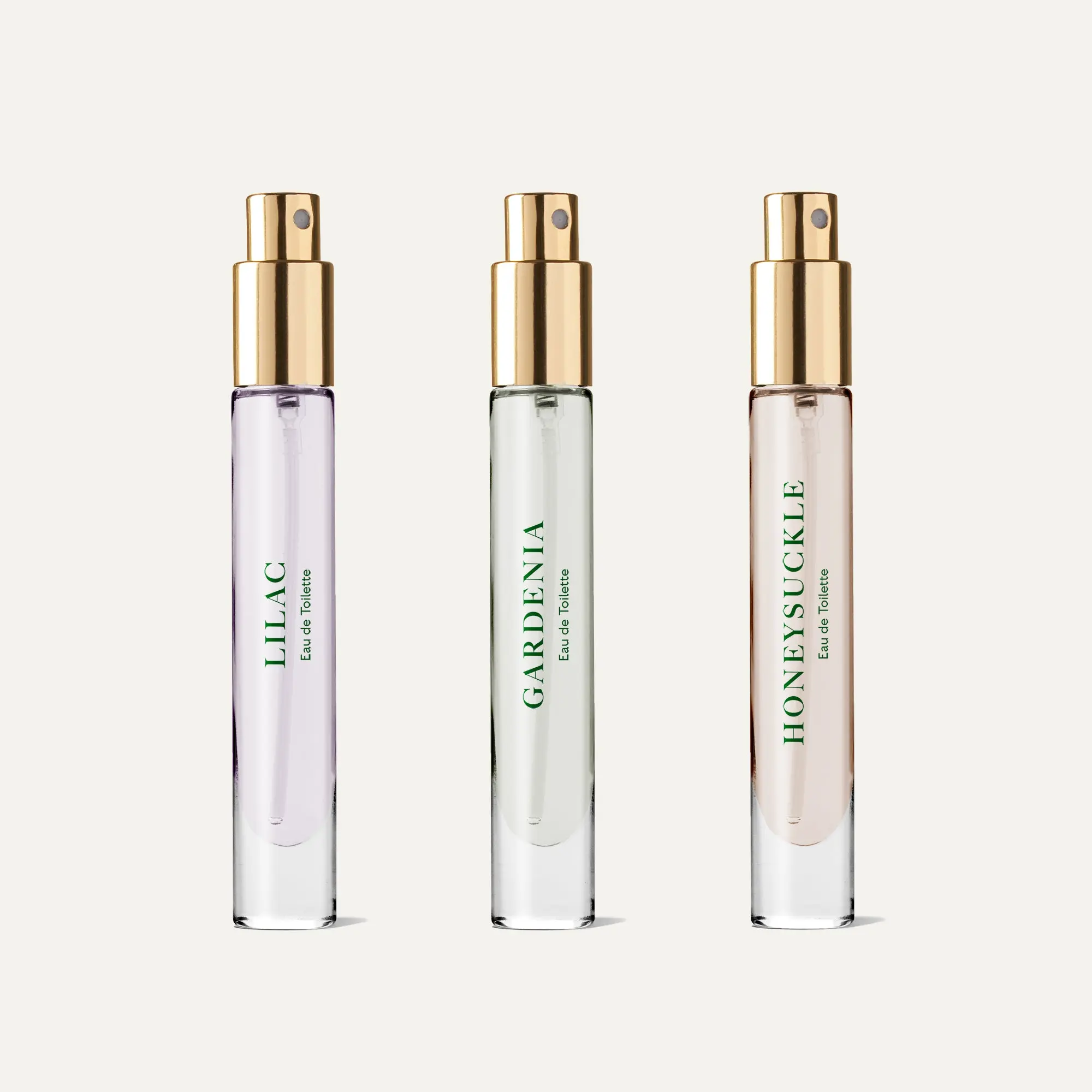 Caswell-Massey Floral Discovery Fragrance Set | Floral Perfume Set for Women | Lilac, Gardenia, Honeysuckle | 3 x 7.5ml