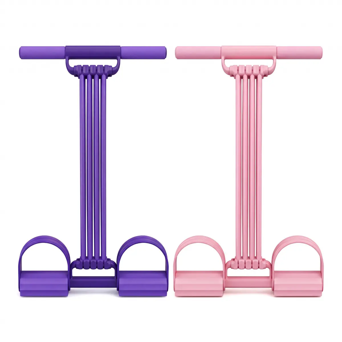 3-in-1 Multifunctional Resistant Bands Set - 8-Tube Resistance Rope, Adjustable Portable Exercise Bands, Home Fitness Gear for Full-Body, Leg Workouts