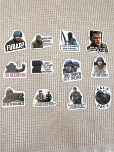 Best War Movie Stickers, Movie Quote Sticker, Laptop Sticker, Water Sticker