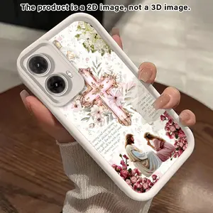 Devotion  2D Pattern TPU Protective Cellphone Phone Case suitable for Motorola Moto G85 G84 G75 G60 G54 G53 G50 G35 5G Shockproof Full Camera Protection Durable Slim Cover Smartphone Casing Protector