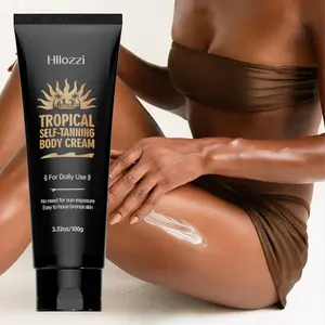 100g Instant Bronzing Self Tanning Cream, Streak Free & Fast Absorbing Moisturizing Sunless Tanner Cream for Face & Body, Suitable for All Skin Types, Moisturizer