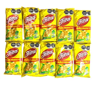 10 - PK FRITOS SAL Y LIMON - 60 GRAMS PER BAG - MEXICAN CHIPS - PAPITAS MEXICANAS - SABRITAS MEXICANAS