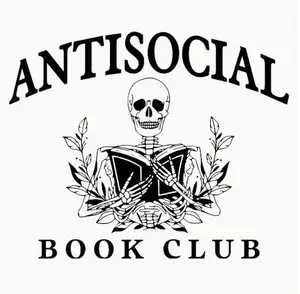 Antisocial Book Club T-Shirt | Funny Book Lover & Romance Reader Shirt