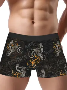 Motocross On Men Underwear Boxer Briefs