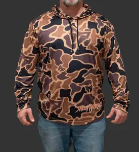 Brown Camo LW Hoodie - NOW