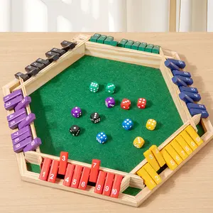 Board game, a digital six-sided flipping board game, a board game toy suitable for family play, and a game suitable for playing at parties.
