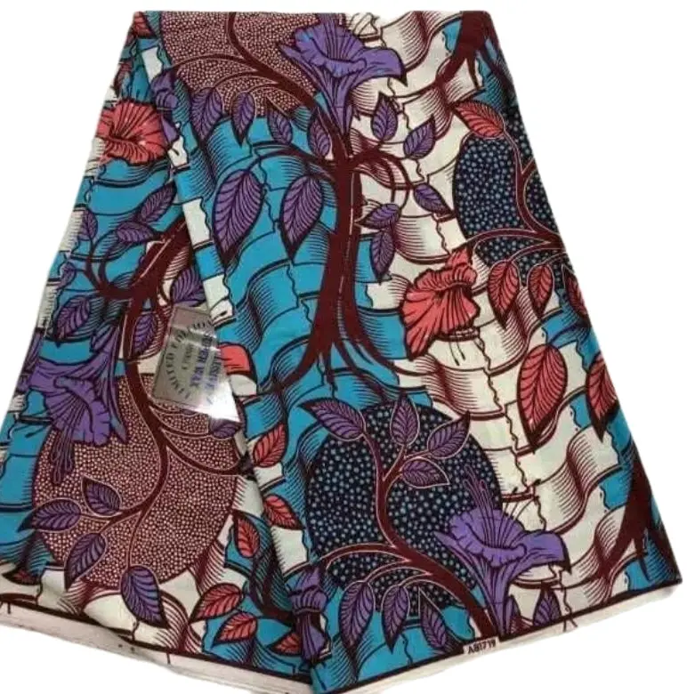 Authentic African Super wax Print 100% Cotton 6yards