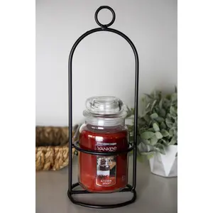 Wrought Iron Hanging/standing Candle Holder - Metal - Made in USA - Amish made