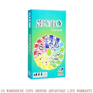 SKYJO Card Game for Kids and Adults - Entertaining Card Game for Family Fun with Easy Game Rules and Space for 12 Cards,gift