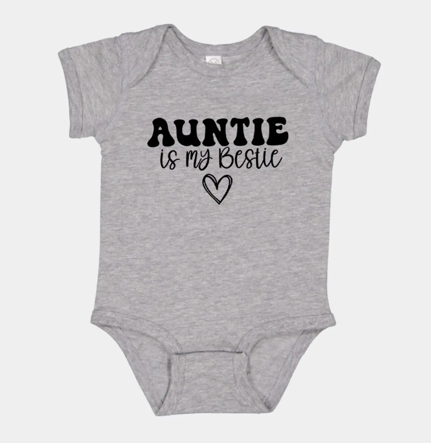 [BUBVORIE] Auntie Is My Bestie Onesie, Funny Baby Bodysuit, Sarcastic Novelty Baby Outfit, Baby Shower Gift, Pregnancy Announcement Onesie