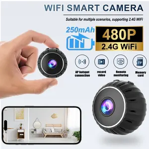 Indoor with Rechargeable Battery, Wireless Indoor Camera, Pet Baby Monitor with Magnetic Mount, Wifi Surveillance Camera, Smart Wifi Camera, 360° Coverage, Motion Alerts, APP & Alexa Compatible