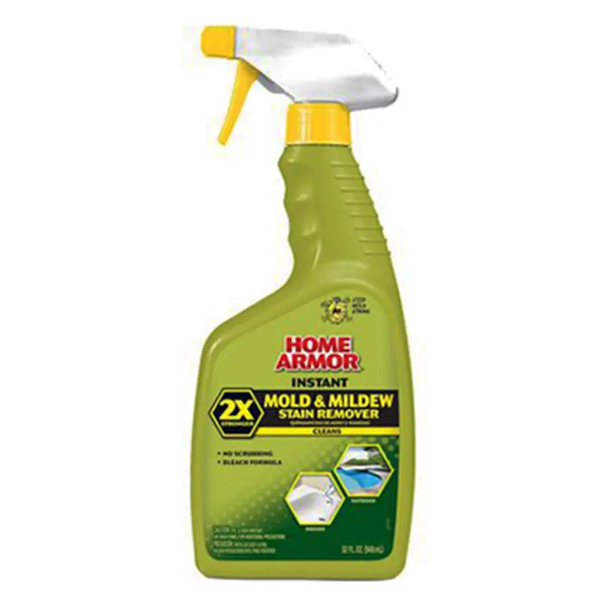 212 MAIN FG502 Bleach-Based Heavy Duty Cleaner Spray - Stain Remover Spray, Mildew Killer, Odour Control, Tools and Cleaning Solution, 2.47 lbs, for Paint Surfaces, Indoor/Outdoor Use