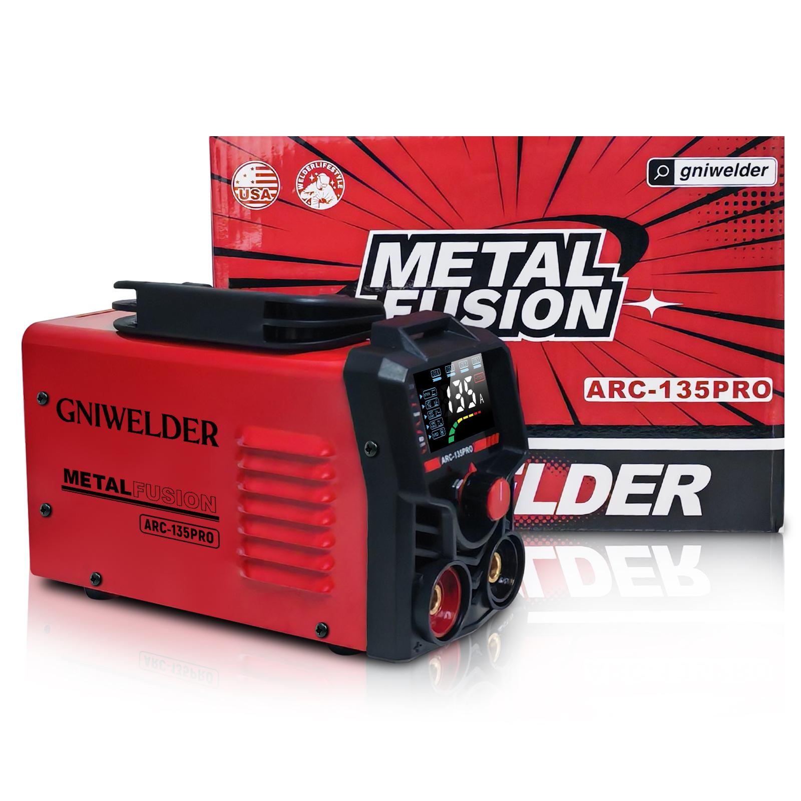 GNIWELDER Stick Welder 110V Portable ARC/TIG Welding Machine with LED Display Synergic Control IGBT Inverter Hot Start Arc Force Anti-Stick for Home Repair & Metal Working,Father's Day Christmas Gifts Thanksgiving and Birthday Gifts