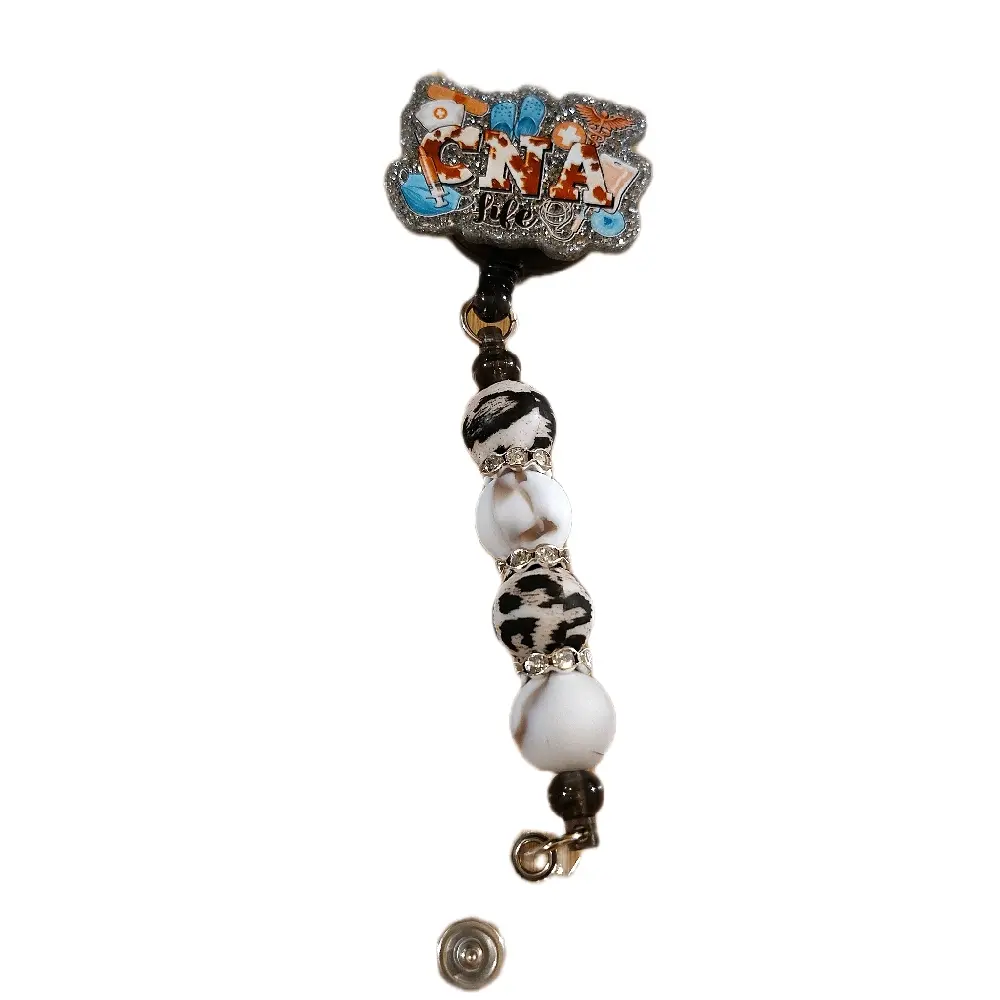 Very Cute CNA Badge Reef with Beads,