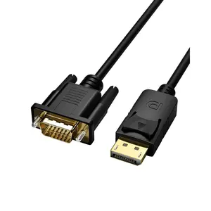 DisplayPort to VGA, VGA Adapter 6 Feet DP Cable Connects Port from Desktop or Laptop Monitor Projector with VGA to Displayport Adapter