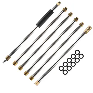 M MINGLE Pressure Washer Wand Extension, Replacement Lance, 7.5-Feet, 1/4 Inch Quick Connect, 4000 PSI