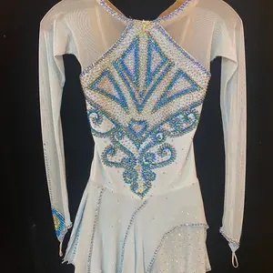 Hand beaded skating dress