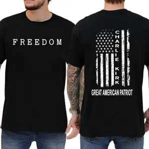 Men's Natural Pure Cotton Shortsleeve Casual T-Shirt - Menswear, US Flag Print Great American Patriot Memorial Tribute Top, Casual T-Shirts, Machine Washable Multi-Size Daily Wear Freedom Tee