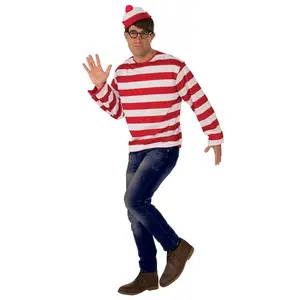 Where's Waldo Adult Costume