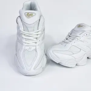 Trending Chunky White Sneakers, Unisex Athletic Walking Shoes, Y2K Aesthetic Dad Shoes
