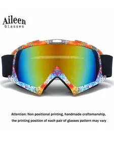 New Trendy Colorful Fashion Glasses, Unisex Winter Sports Equipment, Comfortable and Stylish, Outdoor Casual Hiking Skiing, Sports Goggles, Outdoor Sports Eyewear, Outdoor Sports Sunglasses