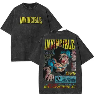 Invincible Mark Grayson Variants  2 Sided T-Shirt,Hoodie Back and Front Print, Superhero Fans  Great Gift For Fans graphic tee
