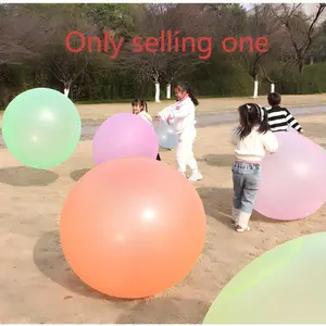 Transparent Water Balloon, Bubble Ball, Blow-Up Balloon, Large Light Ball, Fun Party Accessory, Kids' Toy, Easy to Inflate