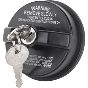 Locking Gas Cap W/2 Keys, Lock Fuel Cap Compatible With Chevy Honda Nissan Acura Mazda Cadillac GMC Vehicle 4Runner FJ Cruiser Silverado Camaro And More, Replace#10504 77300-47020