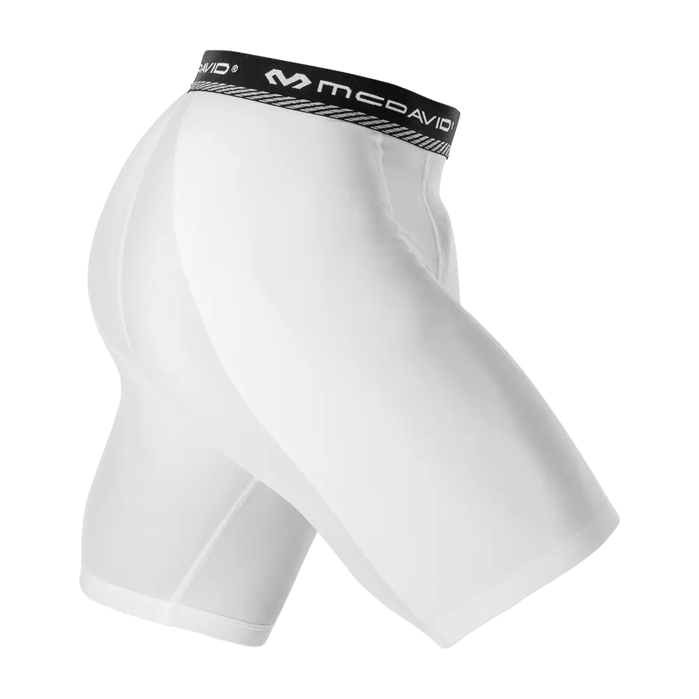 MCDAVID Double Compression Sliding Short with Cup Pocket - Enhanced Protection & Comfort, Premium Fabric, Moisture Management Technology