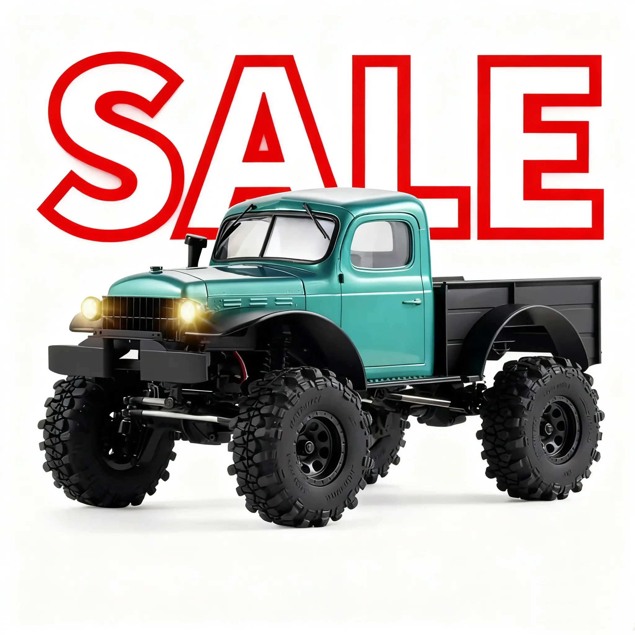 FMS Hobby 1:24 FCX24S Power Wagon S Brushless RC Truck - RTR RC Controlled Electric Model Car with Durability, Easy Assembly, Enhanced Torque for Gifting, Brushless Rc Trucks
