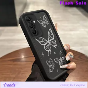Compatible with Samsung Galaxy S26 Phone Case - Trendy And Beautiful Butterfly Phone Case for Samsung Galaxy A56, A55, A26, A16, A36, A54, A53, A52S, A35, A34, A33 5G. Exquisite And Minimalist Design, Shockproof And Drop-Resistant, Suitable for Samsung Ga