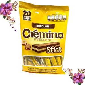 Cremino Hazelnut Flavored Chocolate Fudge Stick