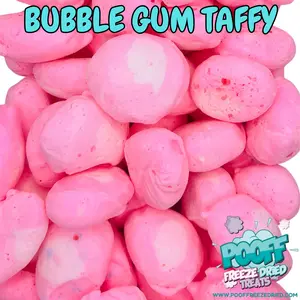 Freeze Dried Bubble Gum Taffy