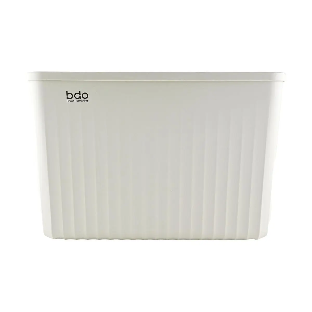 BDO Large Plastic Storage Bins with Lids - Stackable Organizer Box for Clothes, Toys, Snacks, Home & Closet Organization (36.5x24.5x26cm)