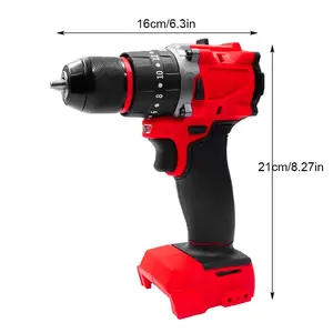 Cordless Impact Drill - Limited Edition Red Brushless Motor | Compatible with Milwaukee M18 Batteries