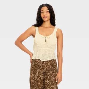 Women's Gathered Corset Top - Future Collective
