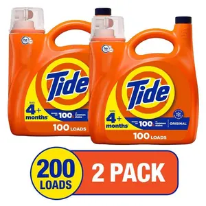 Original Scent Liquid Laundry Detergent, 100-Loads, 132 fl. oz., 2-Pack