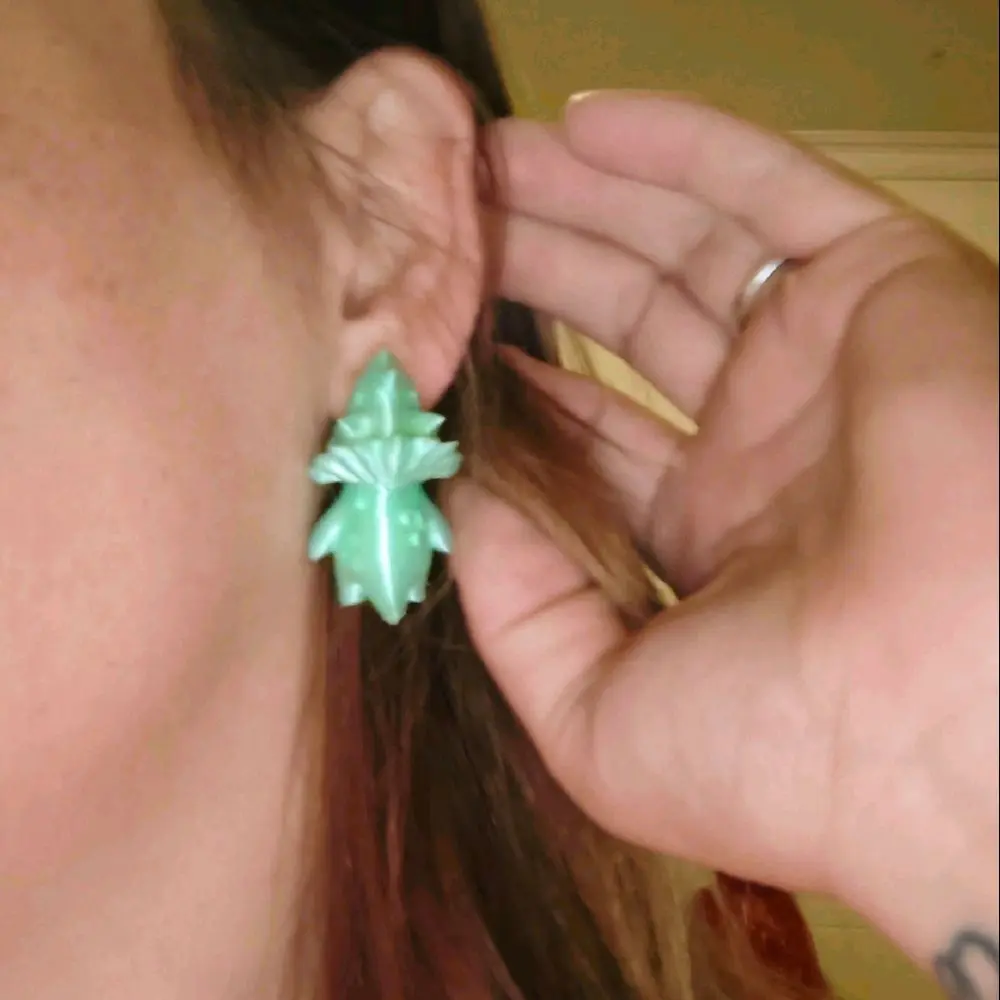 Female Hypoallergenic Alloy Dinosaur Chomp Earrings, Casual Daily Costume Jewelry Accessories