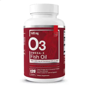 Essential Elements Omega-3 Fatty Acids – Daily Support for Brain, Heart & Overall Wellness – 120 Softgels